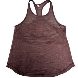 Lululemon Size 4 Women Long Distance Racerback Tank Top Sheer Breathable